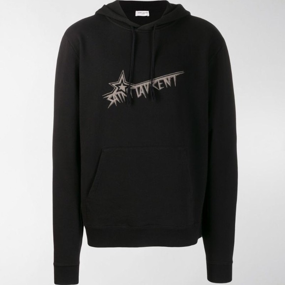 Saint Laurent Other - Saint Laurent Mens Star Logo Hoodie